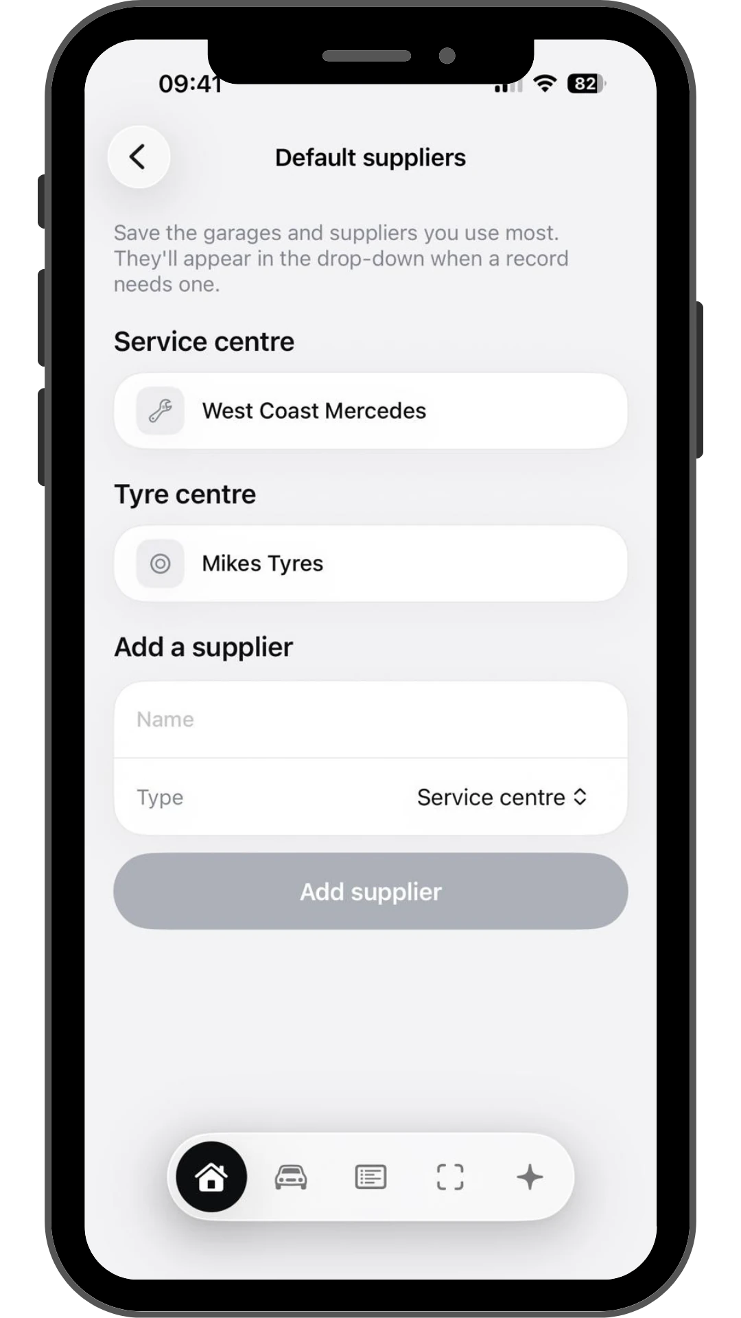 MOTRYN saved suppliers